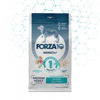 Forza 10 - Mono Diet Medium Adult con Pesce da 12 kg